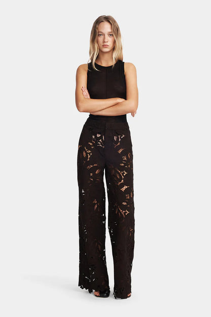 Hansen &amp; Gretel - Lotus Lace Pant - Black