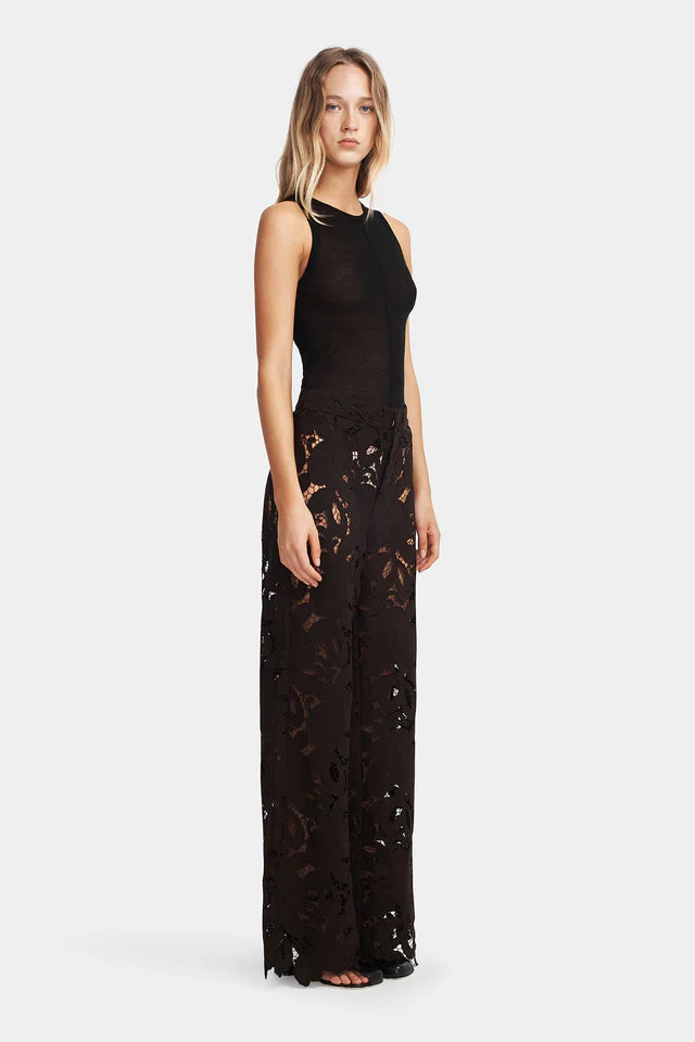 Hansen &amp; Gretel - Lotus Lace Pant - Black