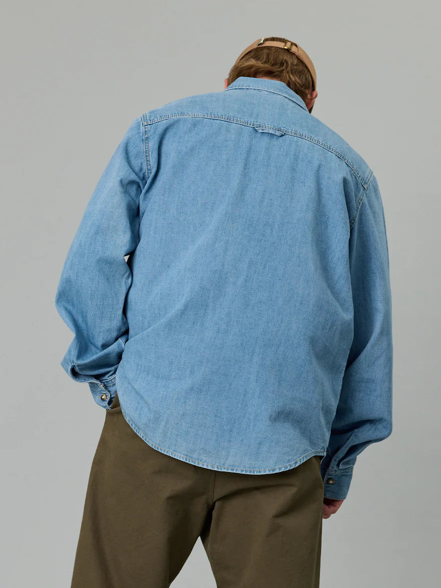 Just Another Fisherman - Loyalty Denim Shirt - Light Blue