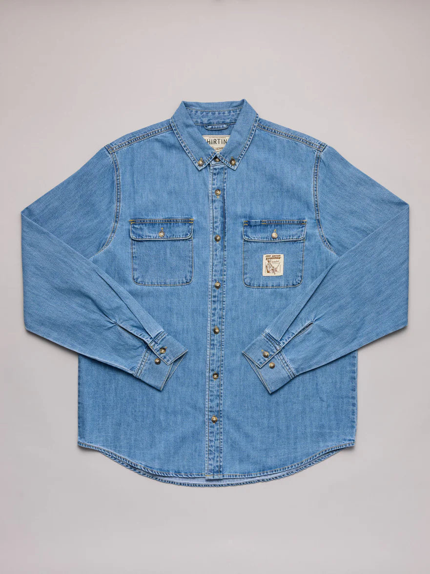 Just Another Fisherman - Loyalty Denim Shirt - Light Blue