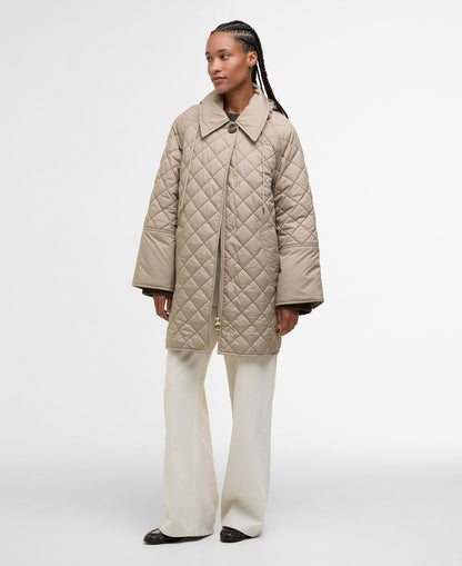 Barbour - Cara Quilted Jacket - Honey/Ancient Poplar