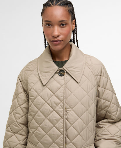 Barbour - Cara Quilted Jacket - Honey/Ancient Poplar
