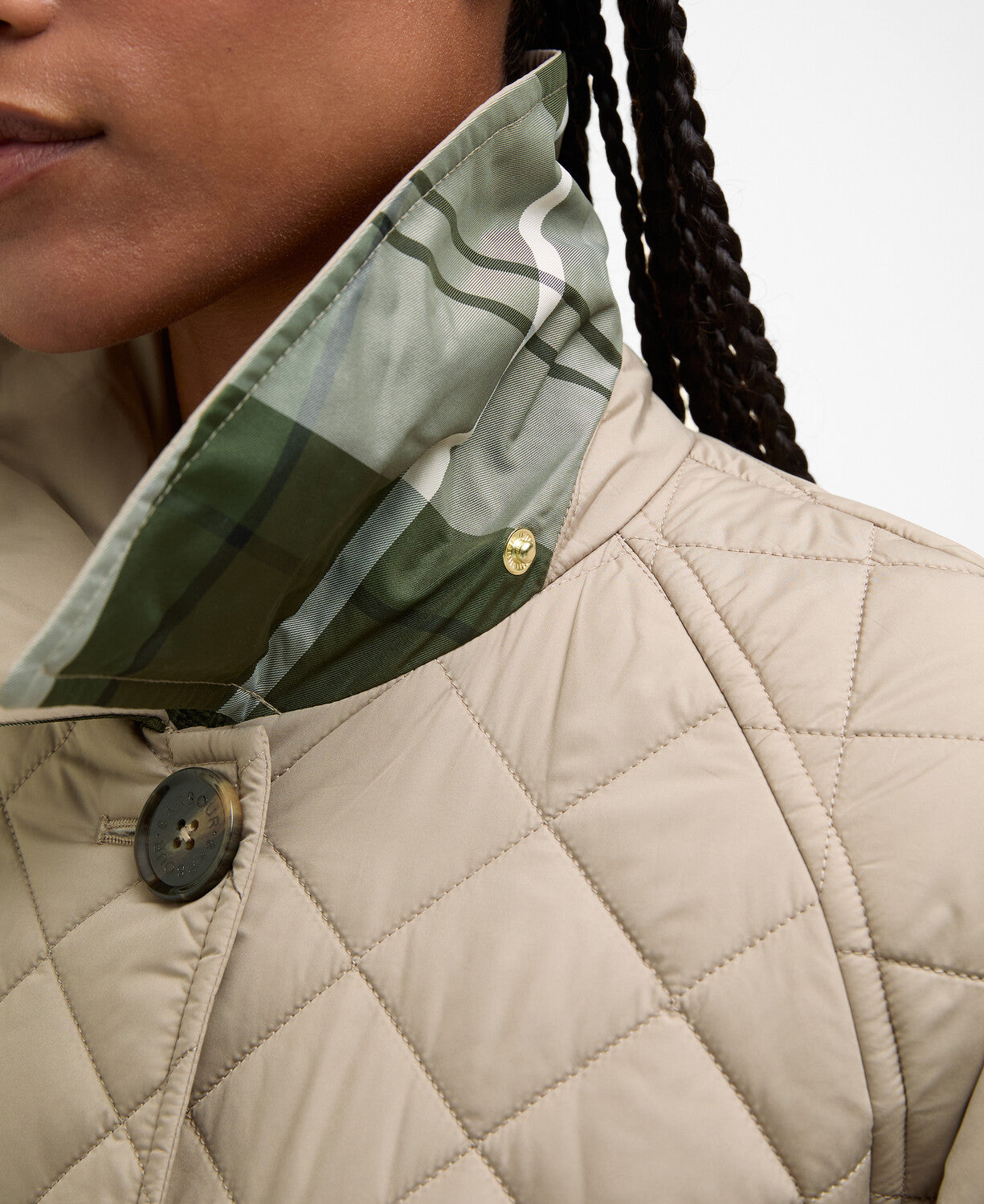 Barbour - Cara Quilted Jacket - Honey/Ancient Poplar