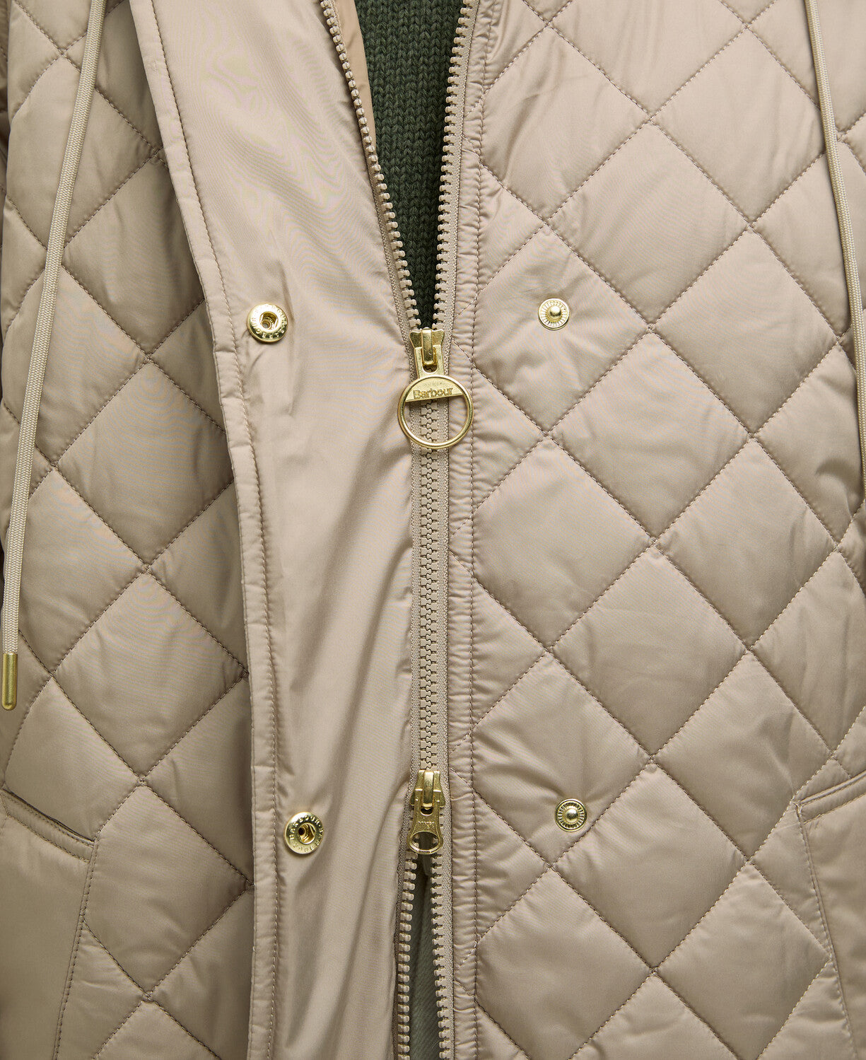 Barbour - Cara Quilted Jacket - Honey/Ancient Poplar