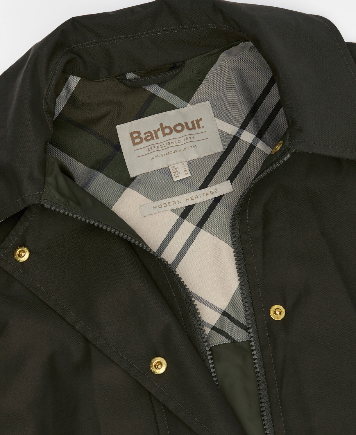 Barbour - Fia Showerproof Jacket - Sage/Ancient Poplar