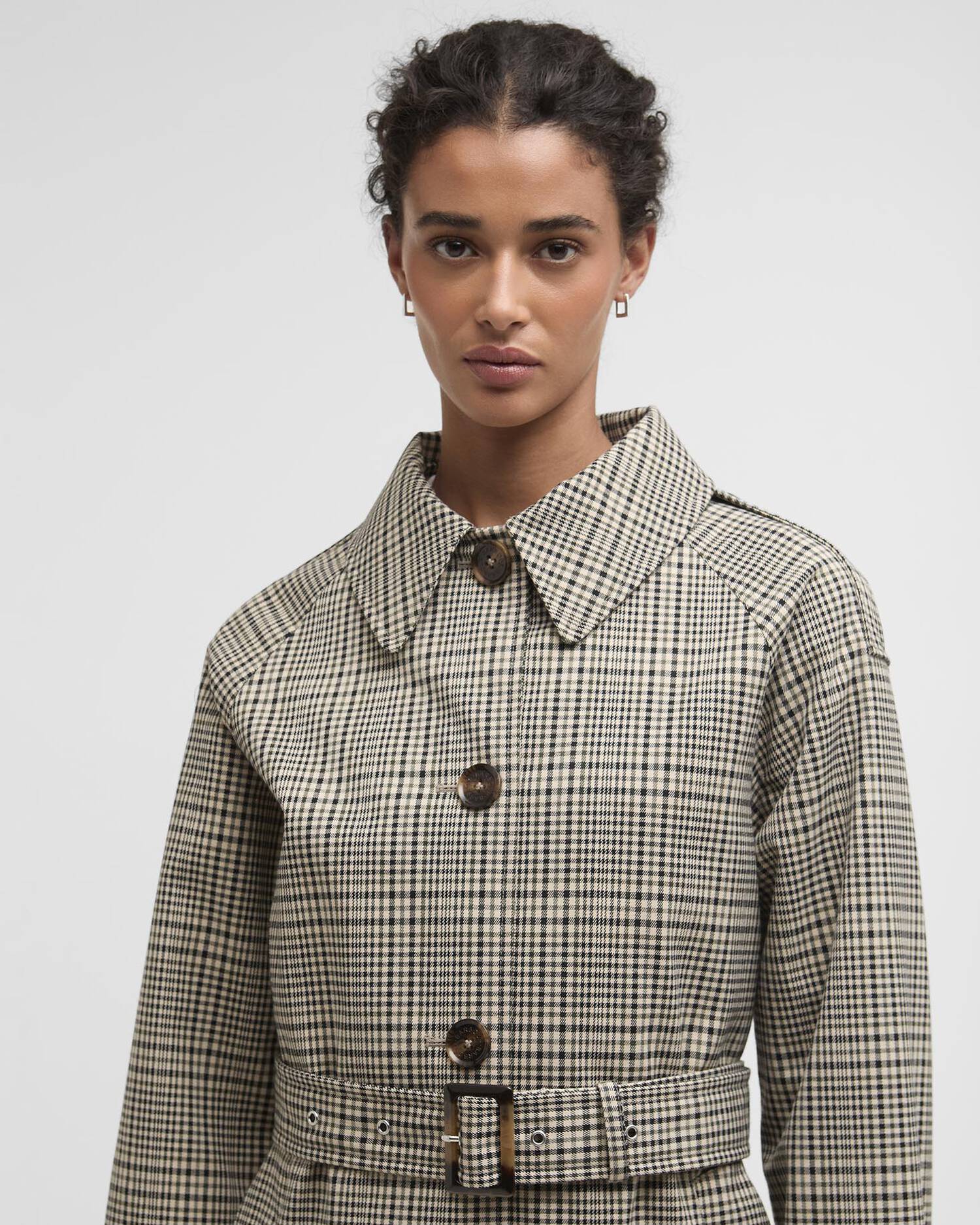 Barbour - Maia Check Showerproof Trench