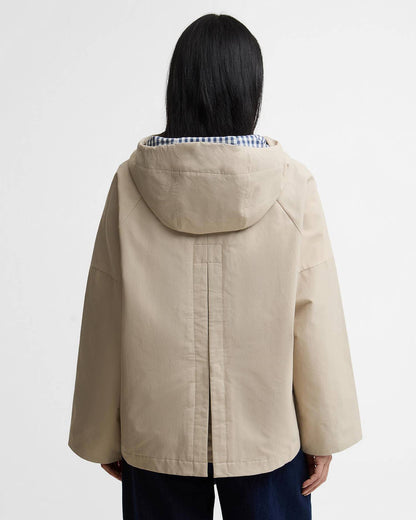 Barbour - Kingswood Showerproof Jacket - Light Sand/Navy Gingham