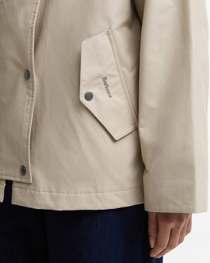 Barbour - Kingswood Showerproof Jacket - Light Sand/Navy Gingham