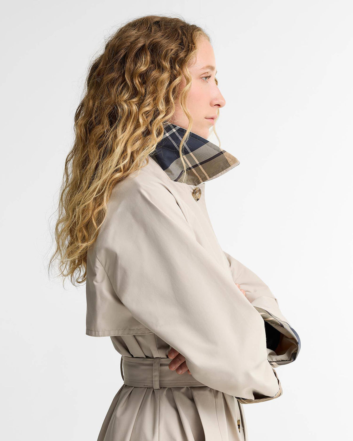 BARBOUR - ANTONELLA SHOWERPROOF JACKET - MIST/BIRCHWOOD DRESS