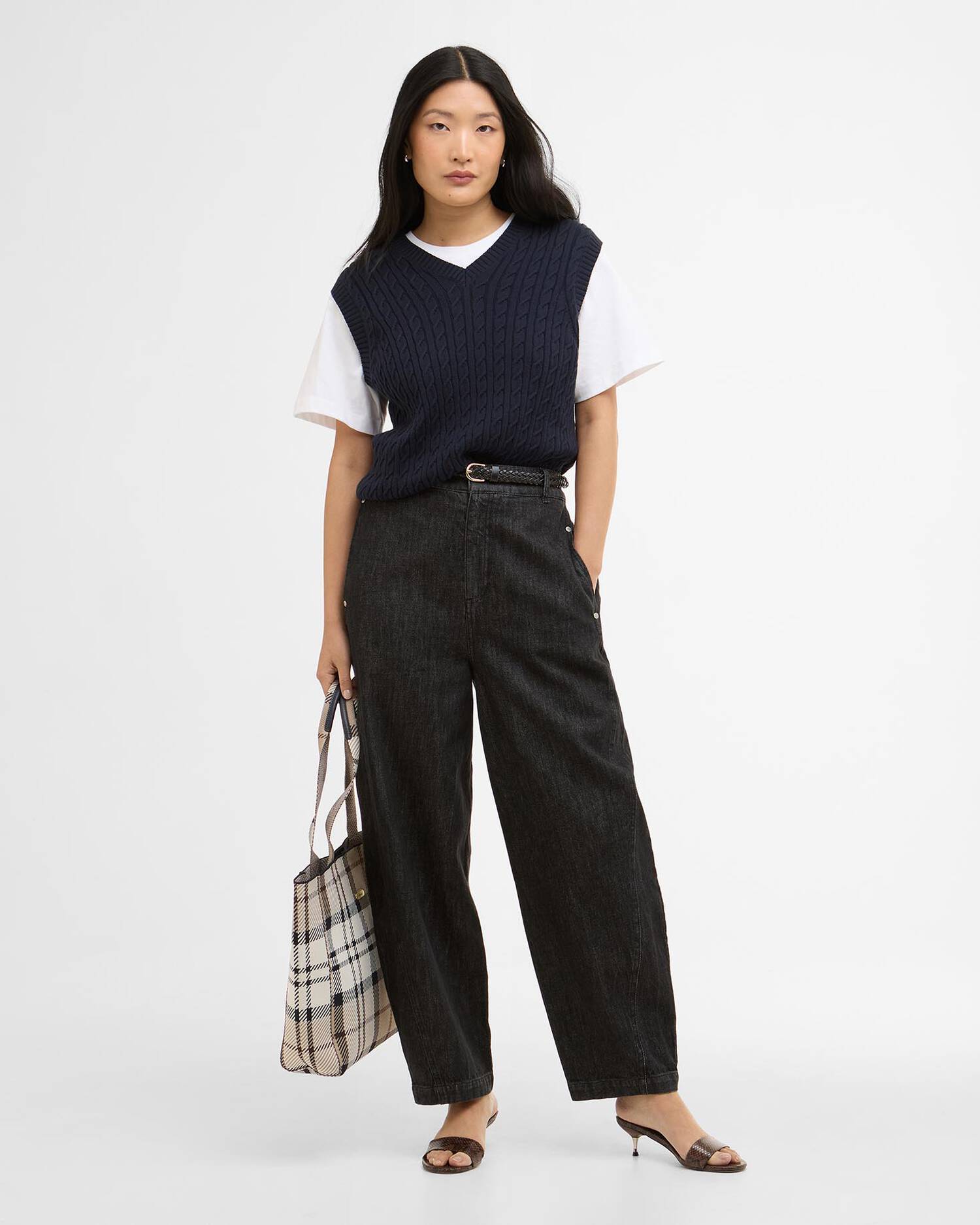 Barbour - Myra Denim Trousers - Black