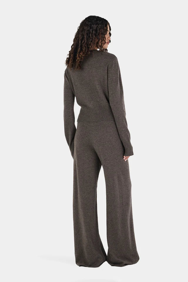 Hansen &amp; Gretel - Jada Cashmere Pant - Charcoal