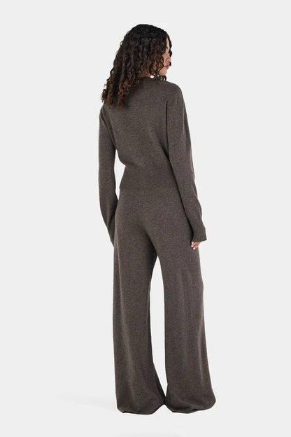 Hansen &amp; Gretel - Jada Cashmere Pant - Charcoal