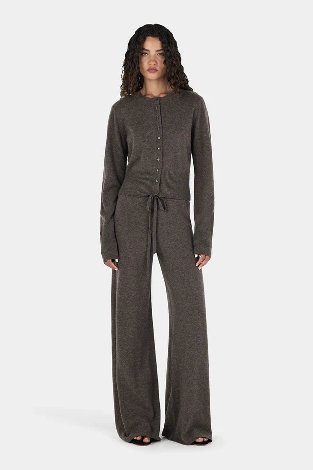 Hansen &amp; Gretel - Jada Cashmere Pant - Charcoal