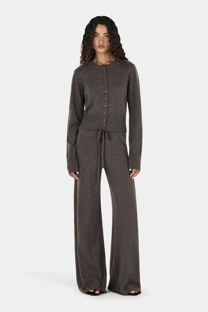 Hansen &amp; Gretel - Jada Cashmere Pant - Charcoal