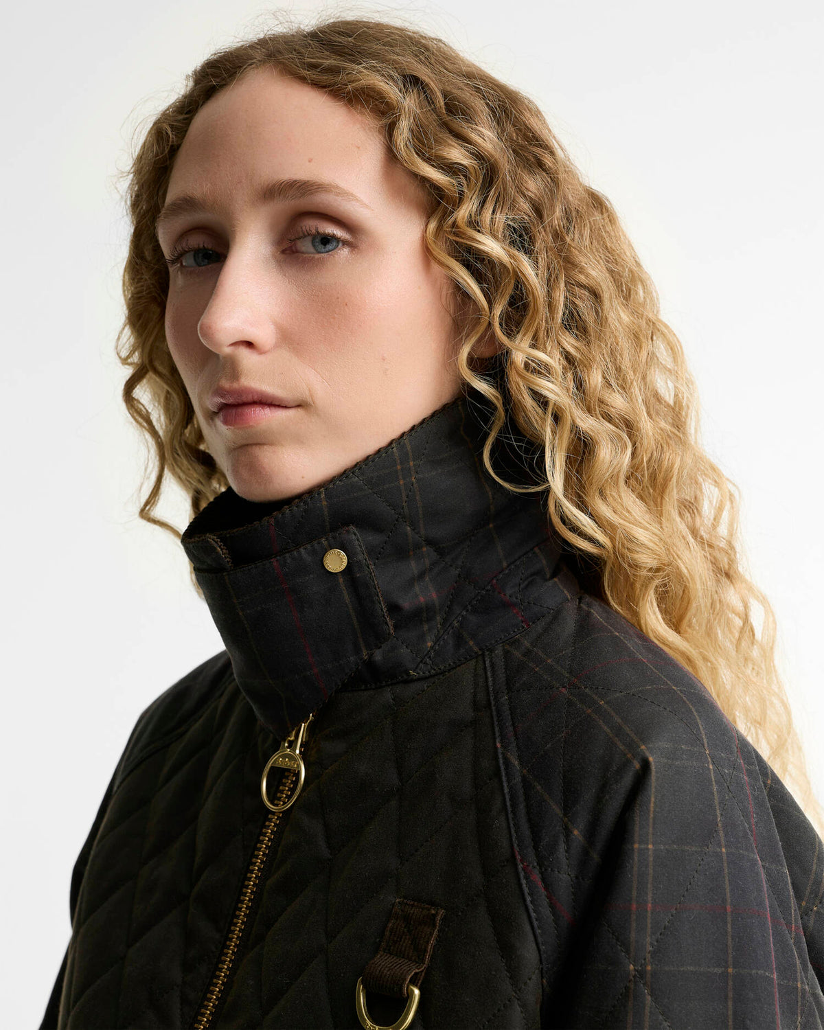 BARBOUR - TARTAN REIMAGINED ICONS TARTAN QUILTED SPEY WAX JACKET - OLIVE/CLASSIC
