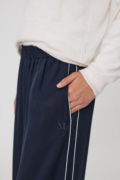 Marlow - Legion Side Stripe Pant - Midnight