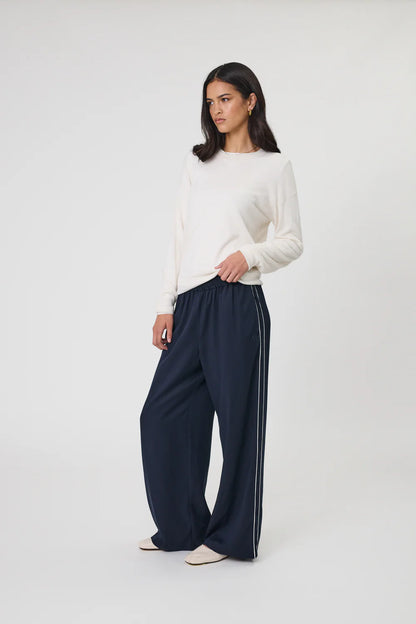 Marlow - Legion Side Stripe Pant - Midnight