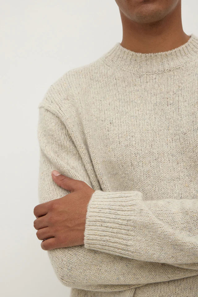 Assembly Label - Lief Wool Blend Knit - Oat Marle