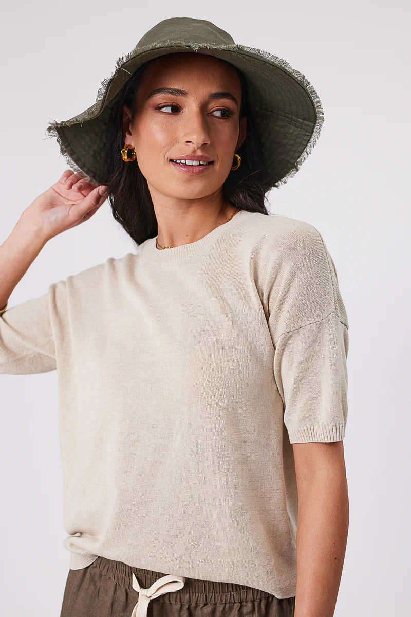 Marlow- Linen Bucket Hat