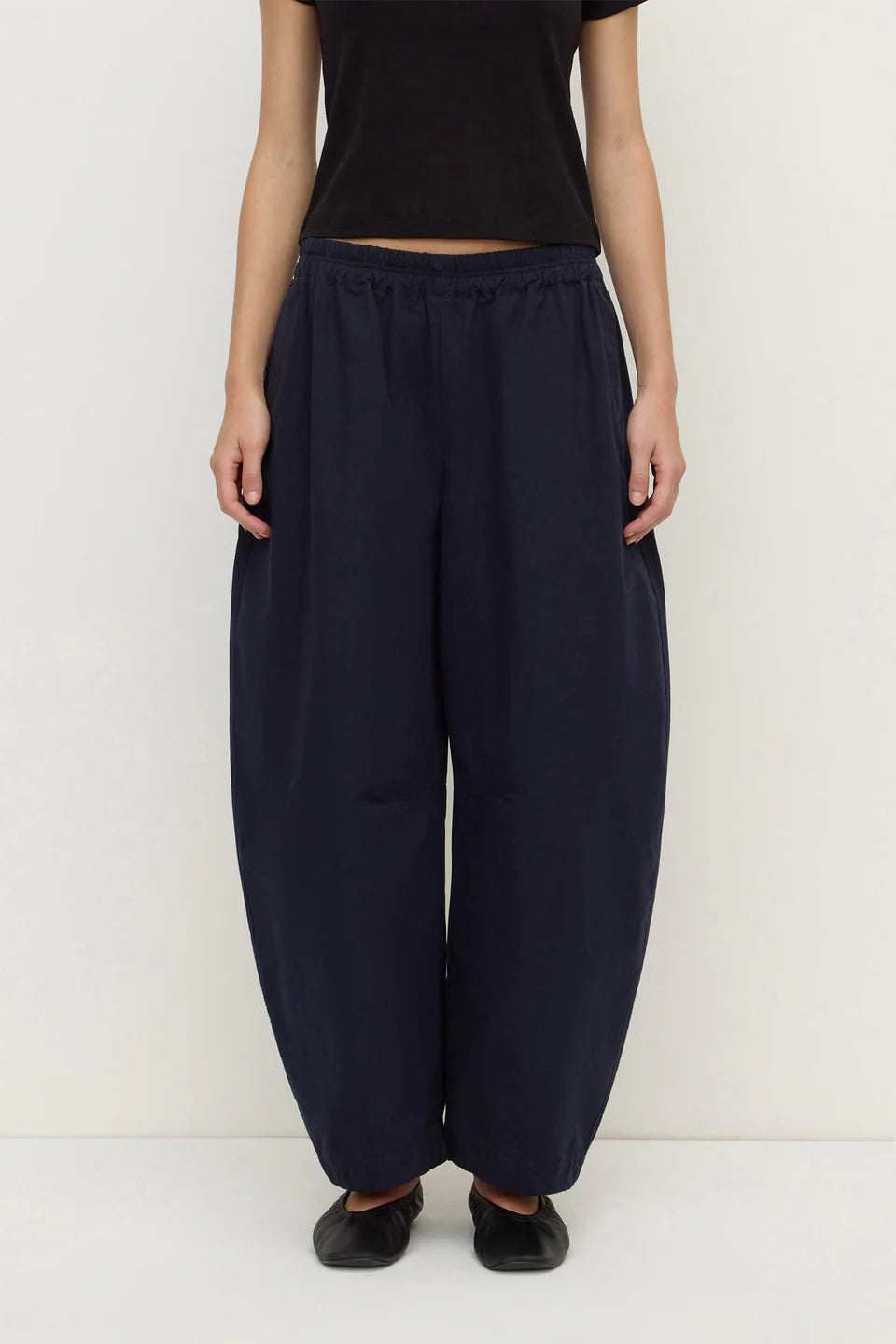 Assembly Label - Lola Barrel Pant - Navy