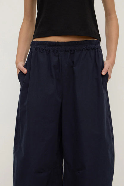 Assembly Label - Lola Barrel Pant - Navy