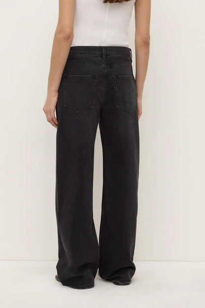 Assembly Label - Low Curve Mid Rise Jean - Faded Black