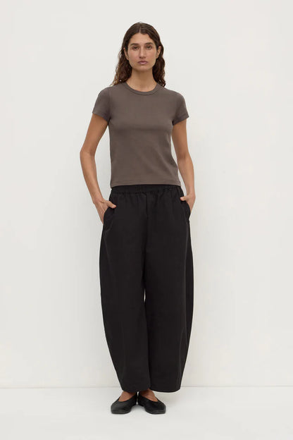 Assembly Label - Lyla Cap Sleeve Tee - Bark