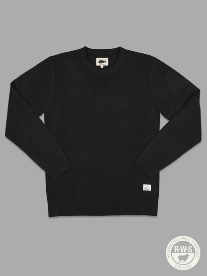 Just Another Fisherman - Merino Sea Crew - Black