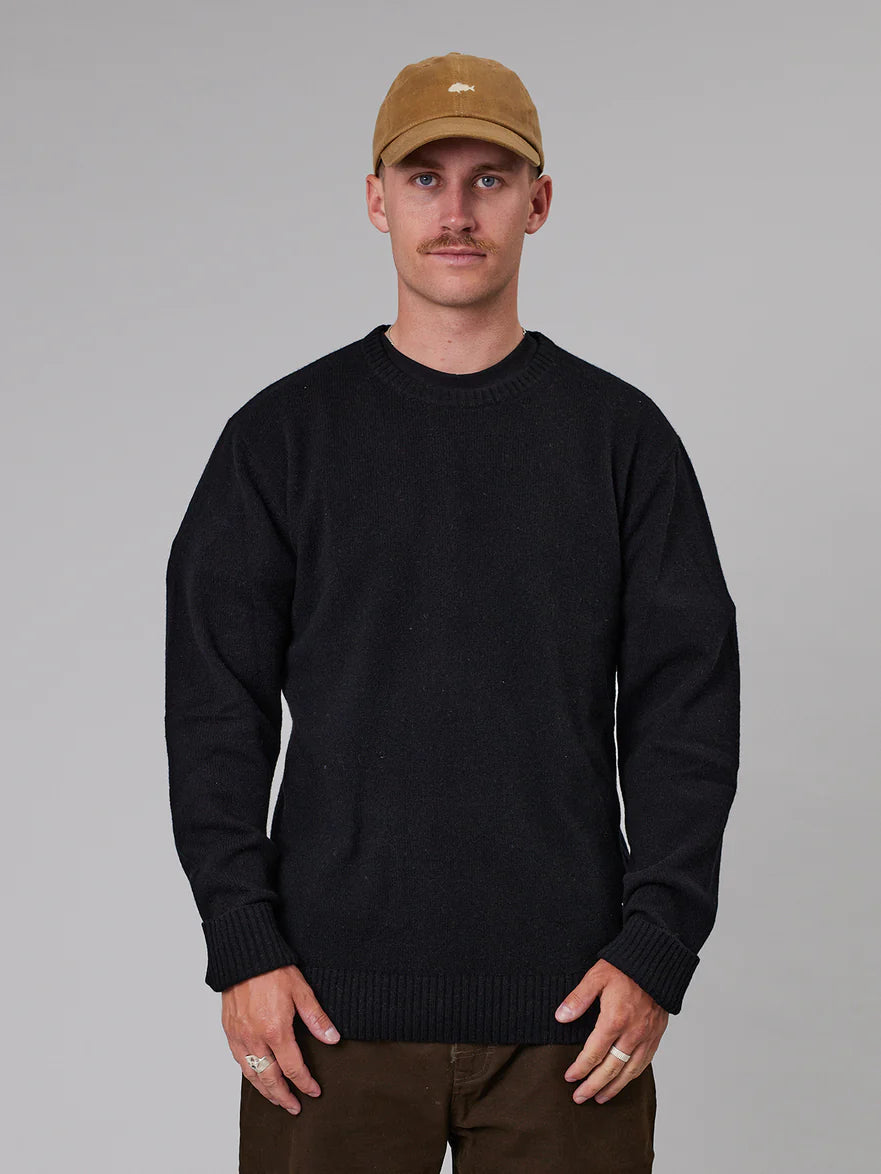 Just Another Fisherman - Merino Sea Crew - Black
