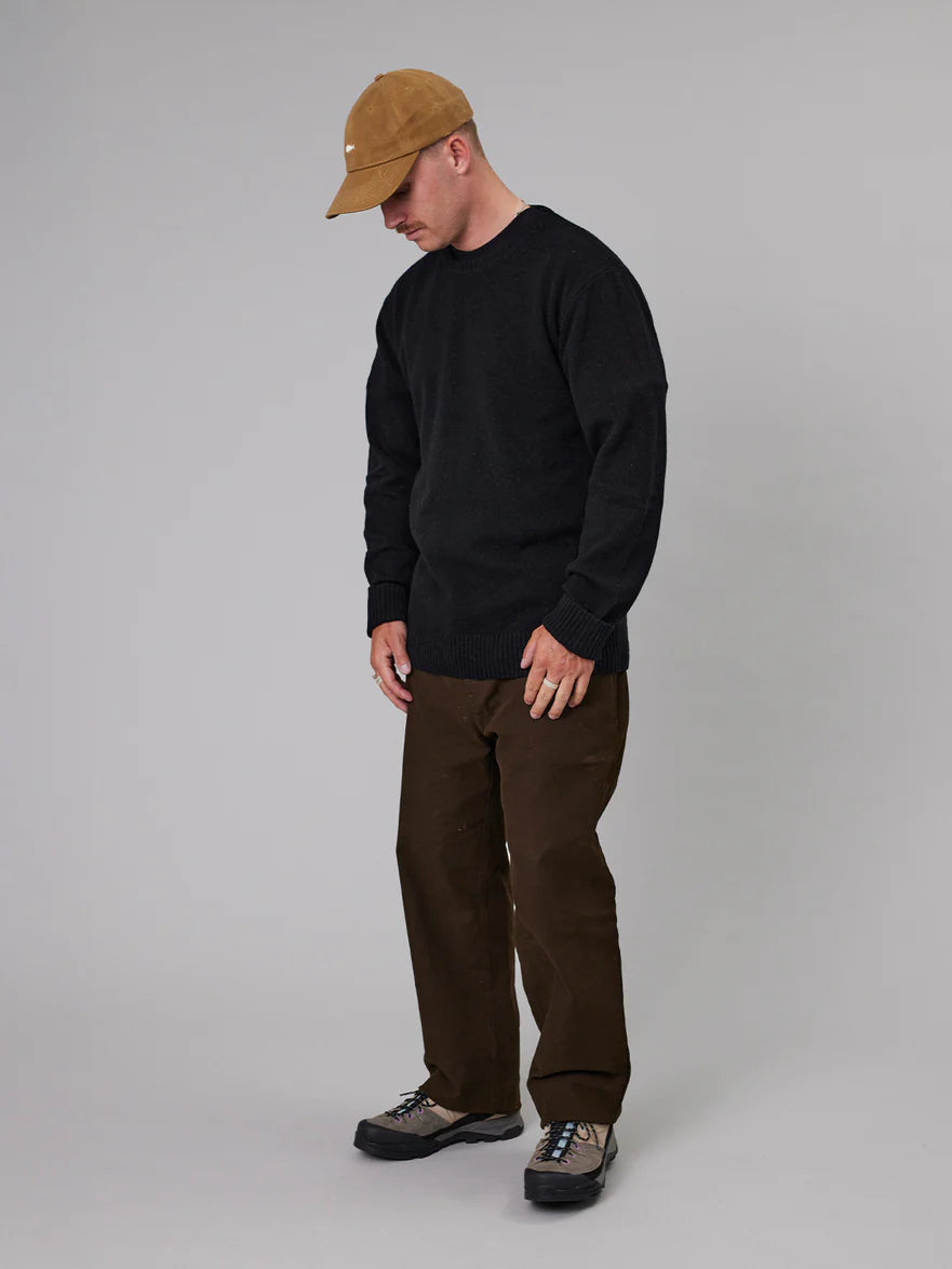 Just Another Fisherman - Merino Sea Crew - Black