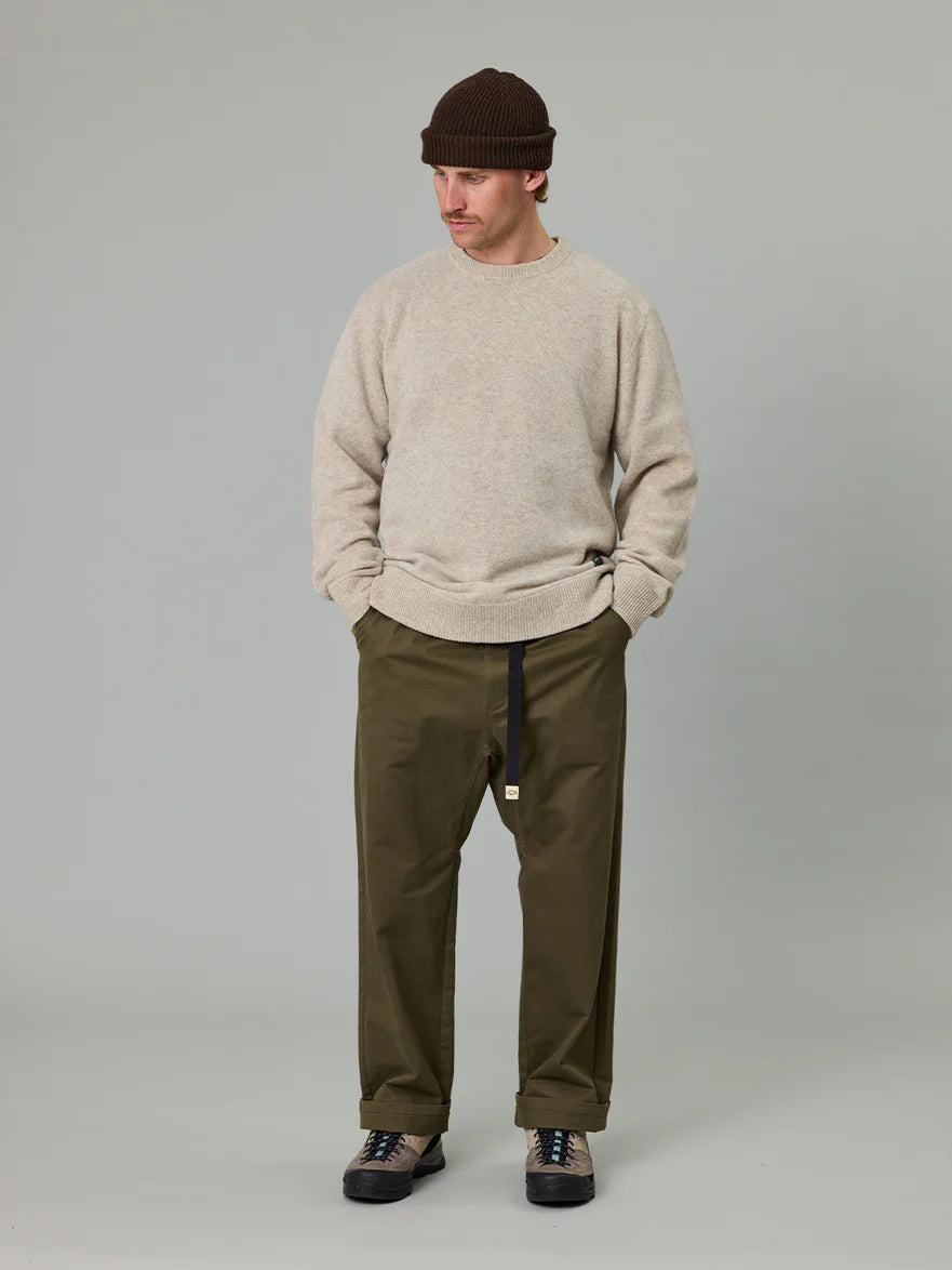 Just Another Fisherman - Merino Sea Crew - Grey Feather