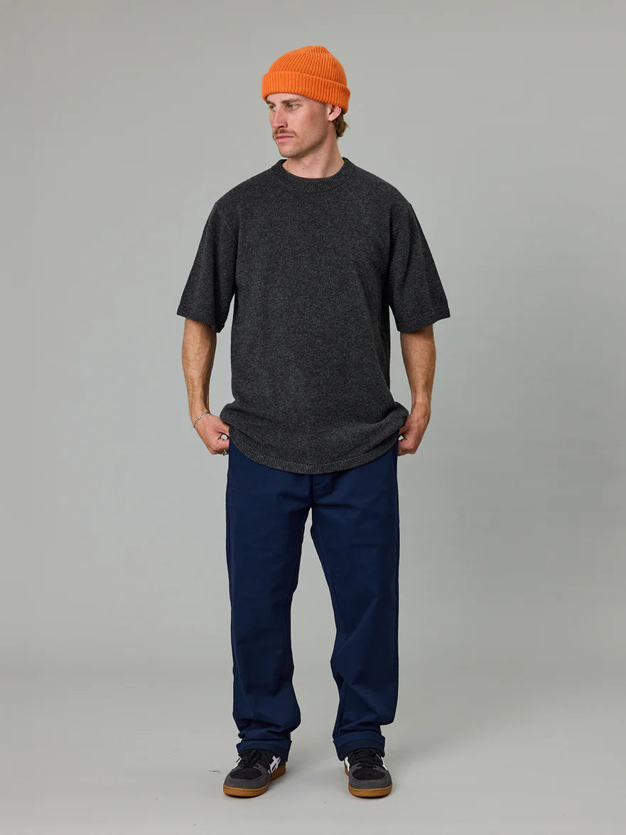 Just Another Fisherman - Merino Sea Tee - Graphite