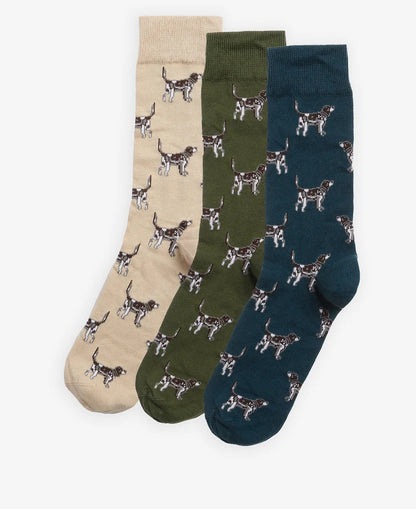 BARBOUR - DOG SOCK GIFT BOX