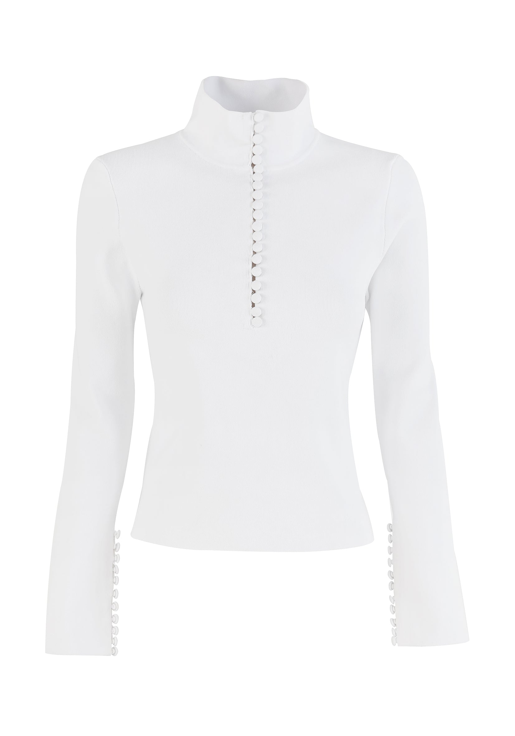 Mossman - Mayfair Long Sleeve Top - White