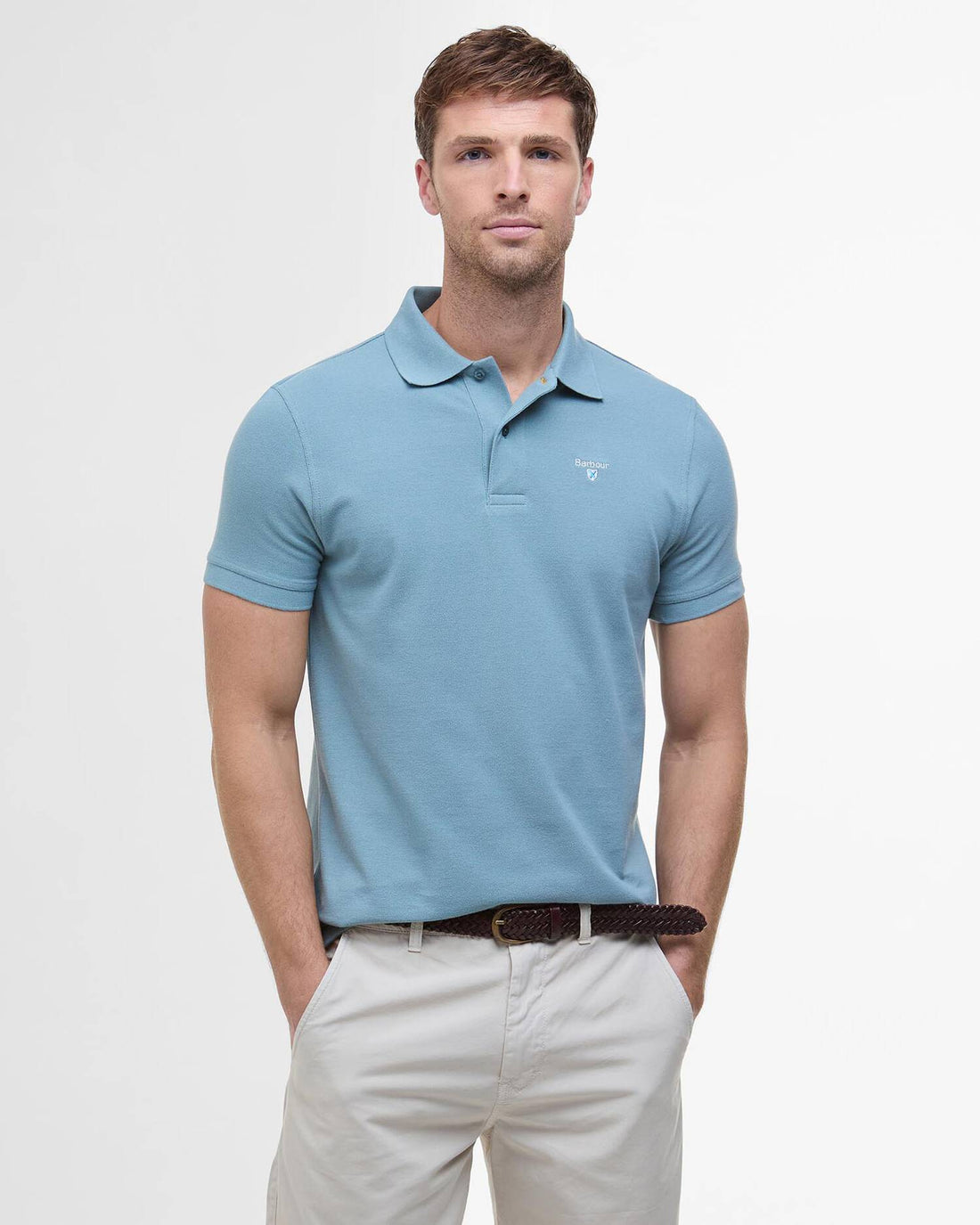Barbour - Original Sports Tailored Polo Shirt - Lead