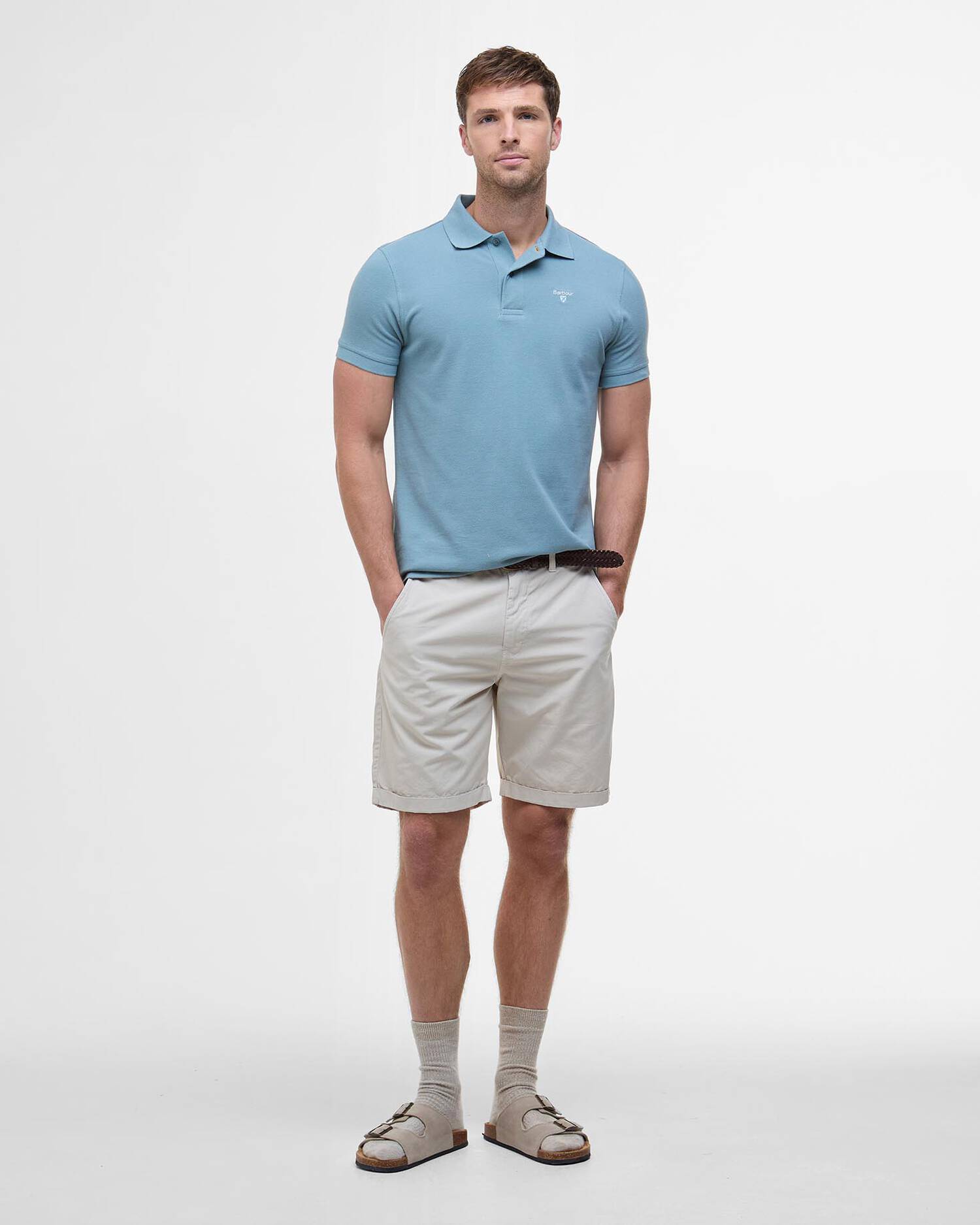 Barbour - Original Sports Tailored Polo Shirt - Lead