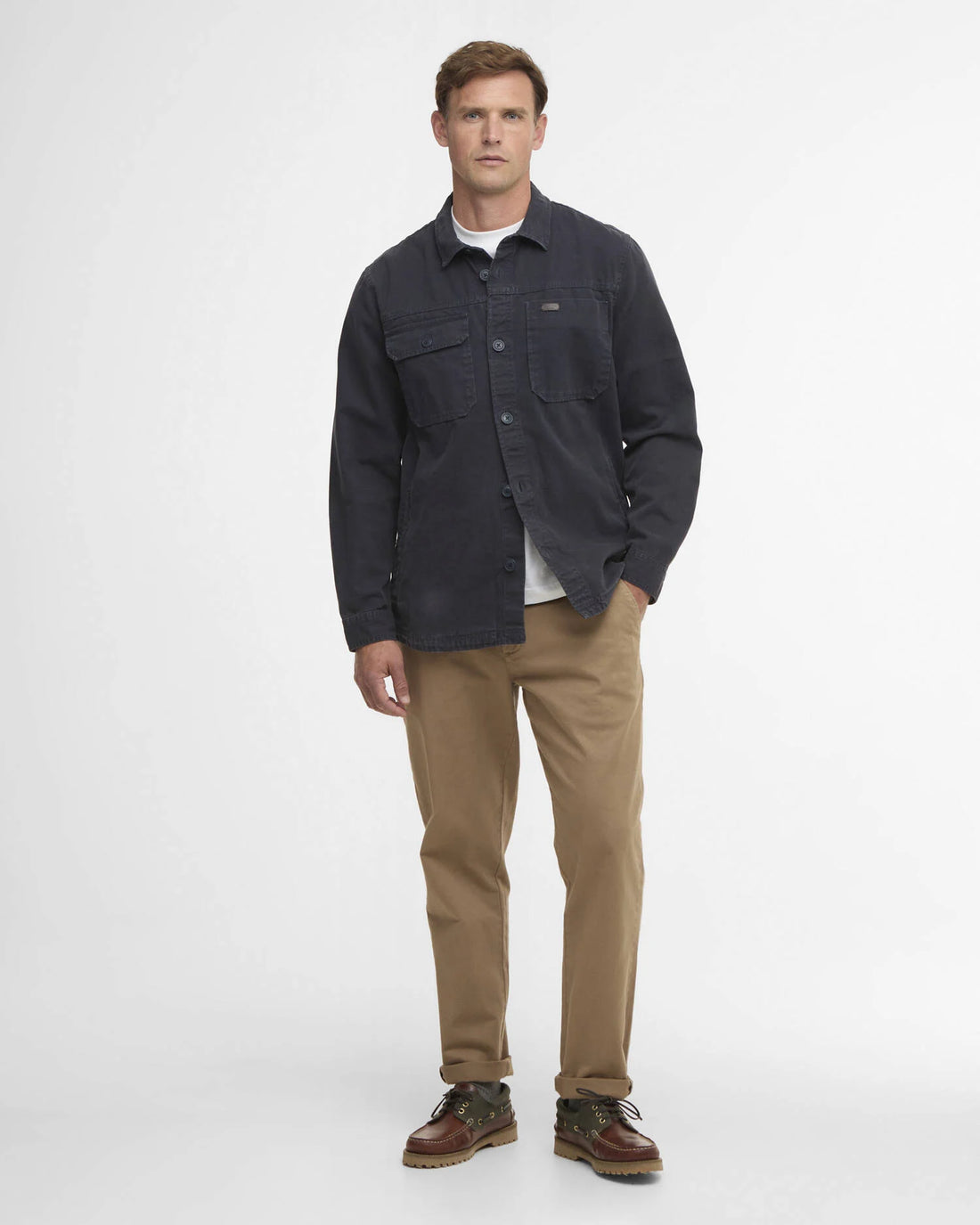 Barbour - Lingfield Canvas Overshirt - Navy