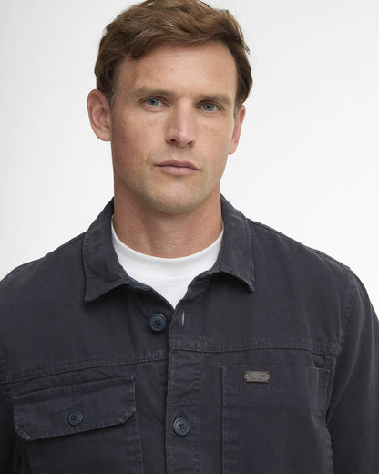 Barbour - Lingfield Canvas Overshirt - Navy