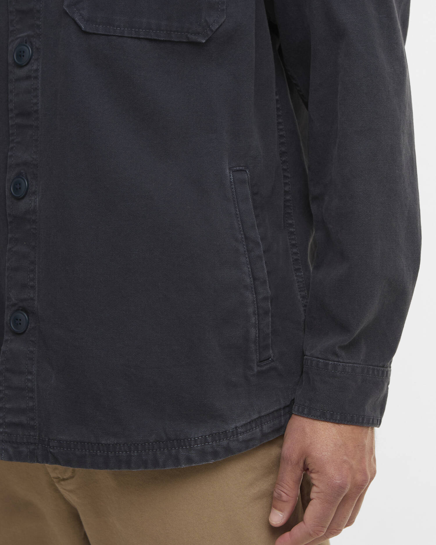 Barbour - Lingfield Canvas Overshirt - Navy