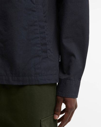 BARBOUR - CORD COLLAR TWILL OVERSHIRT - NAVY