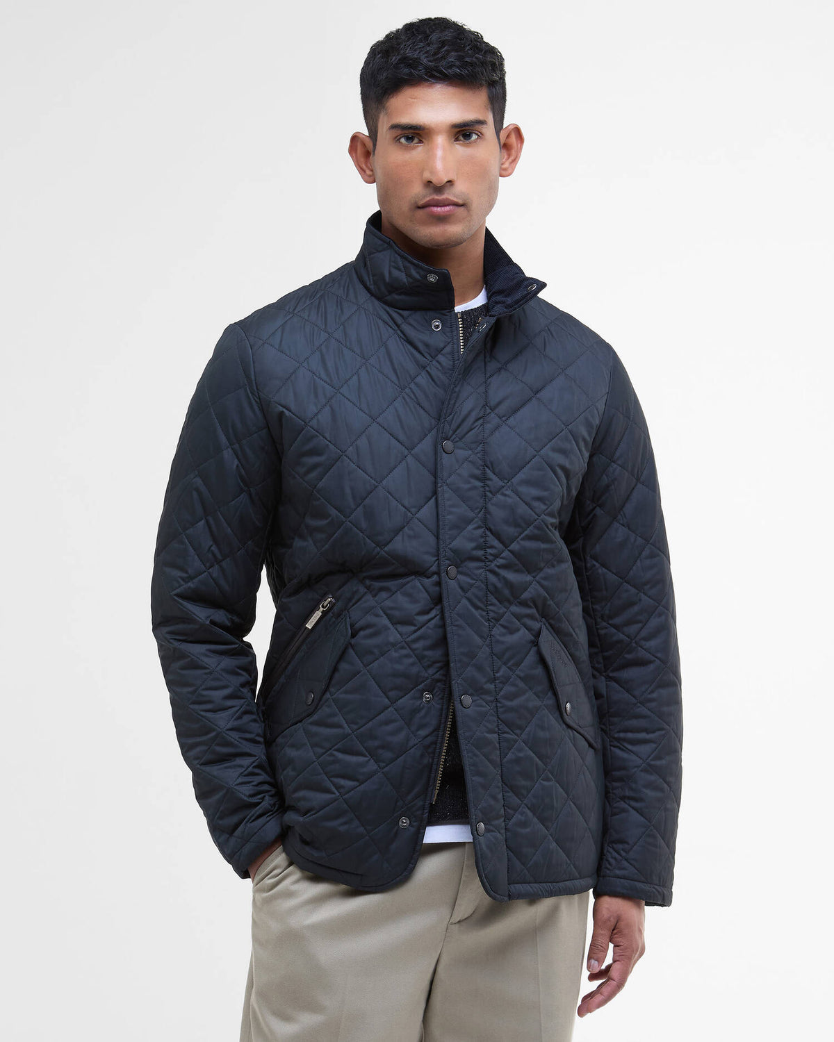 BARBOUR - CHELSEA QUILTED JACKET - NAVY