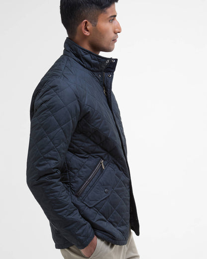 BARBOUR - CHELSEA QUILTED JACKET - NAVY