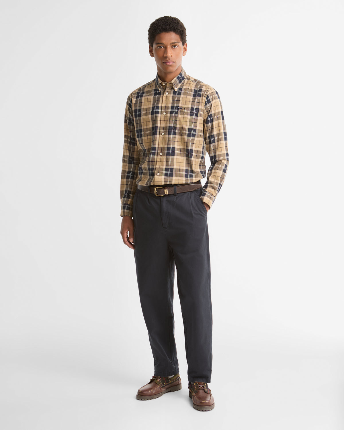 BARBOUR - WETHERAM TAILORED TARTAN SHIRT - BRICHWOOD DRESS