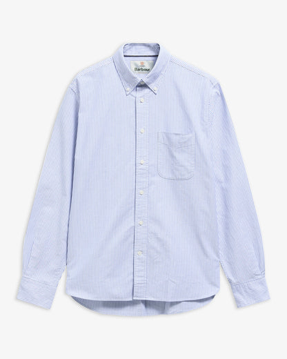 BARBOUR - AUTHENTIC STRIPED OXFORD SHIRT - BLUE
