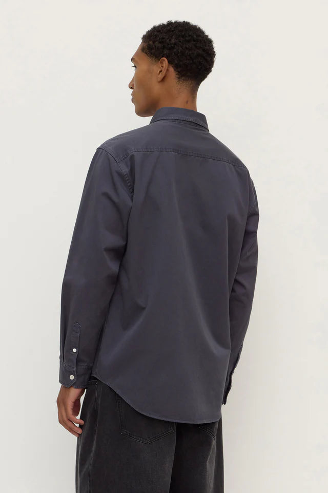 Assembly Label - Maclean Long Sleeve Shirt - True Navy