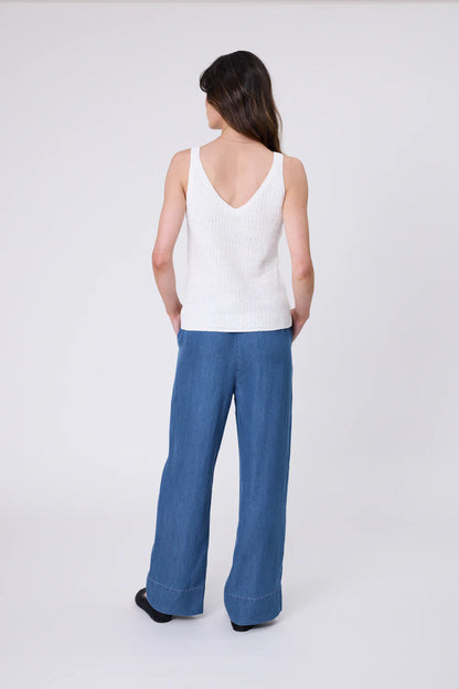 Marlow - Marina Knit Tank - Chalk