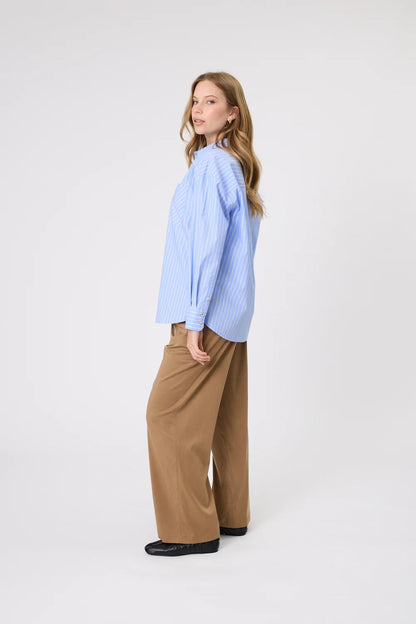 Marlow - Market Shirt - Powder Stripe