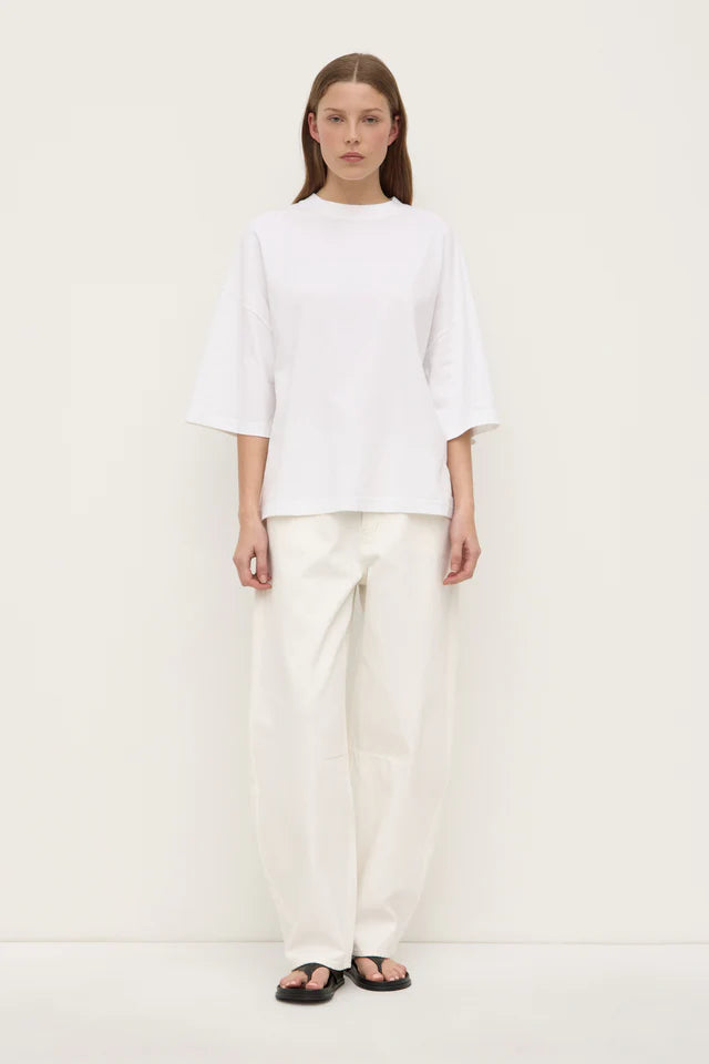 Assembly Label - Max Oversized Tee - White