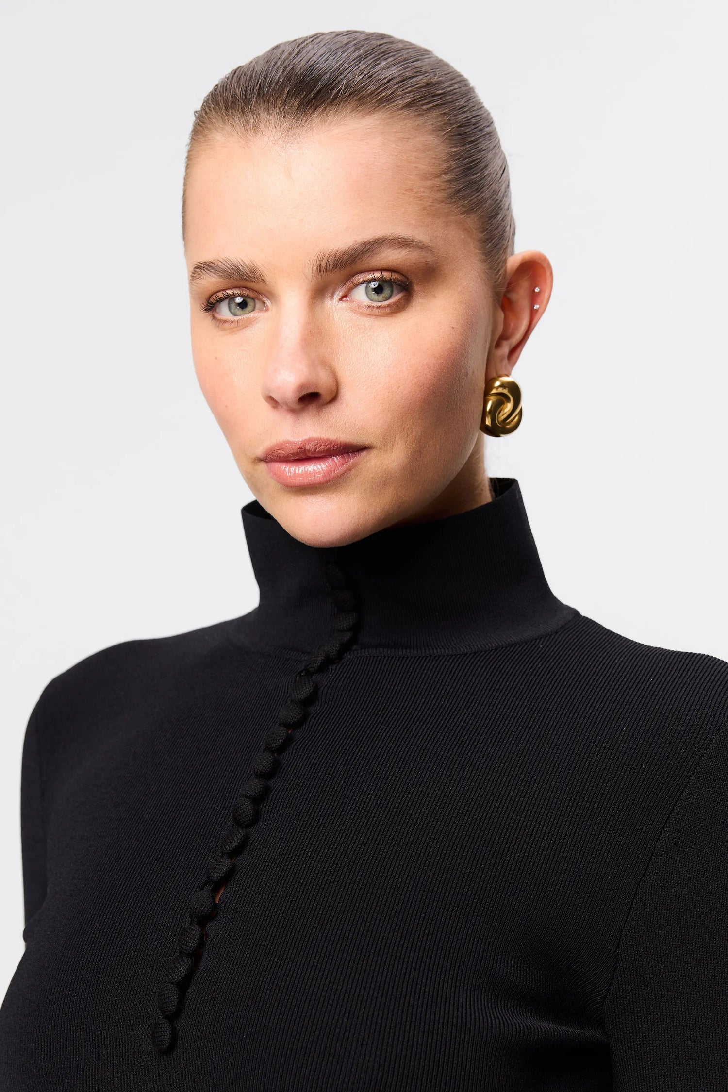 Mossman - Mayfair Long Sleeve Top - Black
