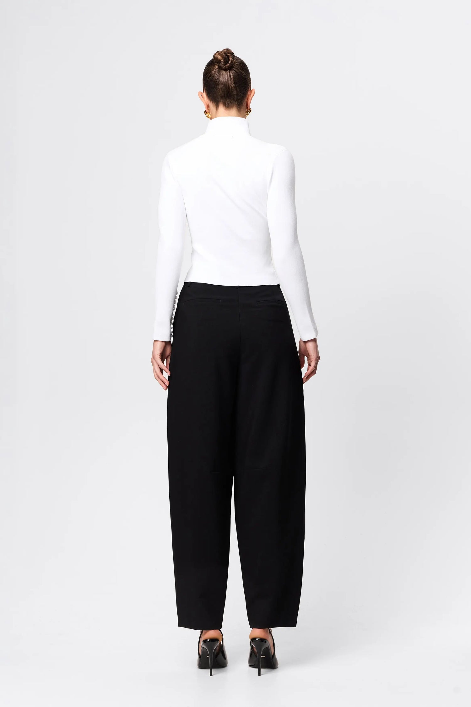 Mossman - Mayfair Long Sleeve Top - White